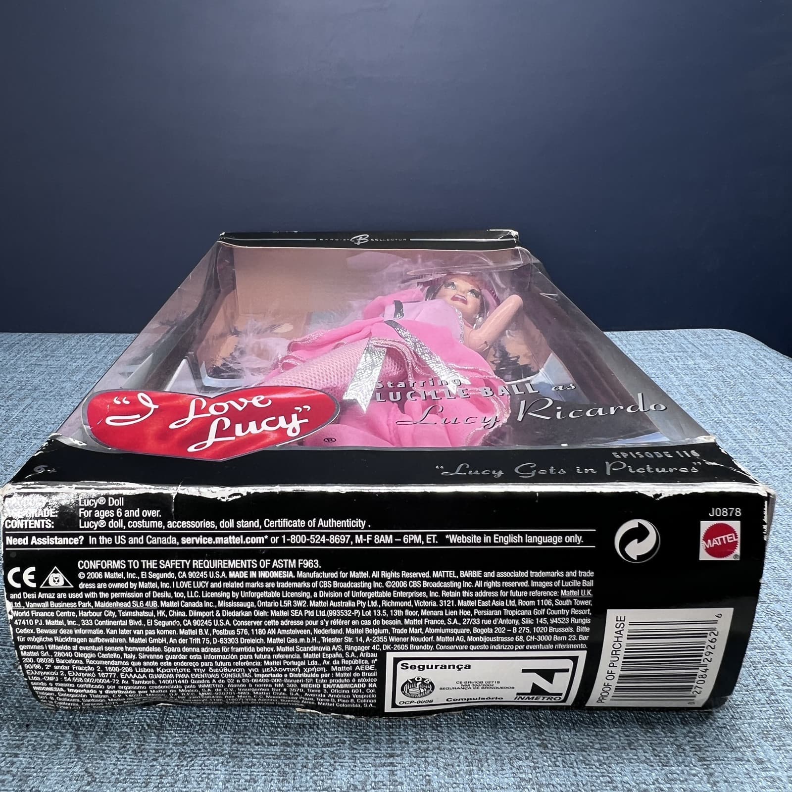 2006 Mattel I Love Lucy Episode 116 “Lucy Gets in Pictures” NIB Lucille Ball!!! - Thumbnail 4