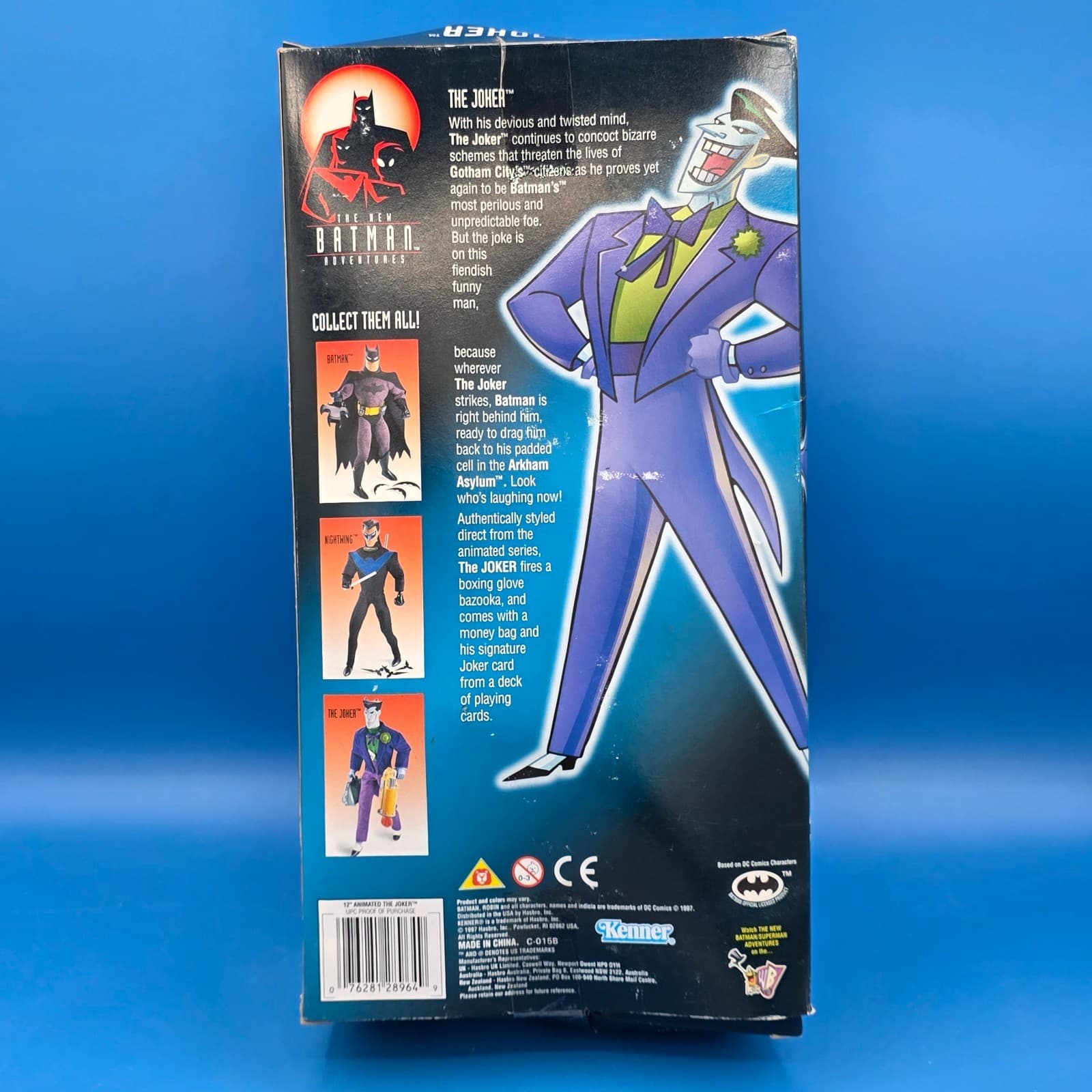 The Joker The New Batman Adventures 12" Action Figure New Kenner 1997 - Thumbnail 10