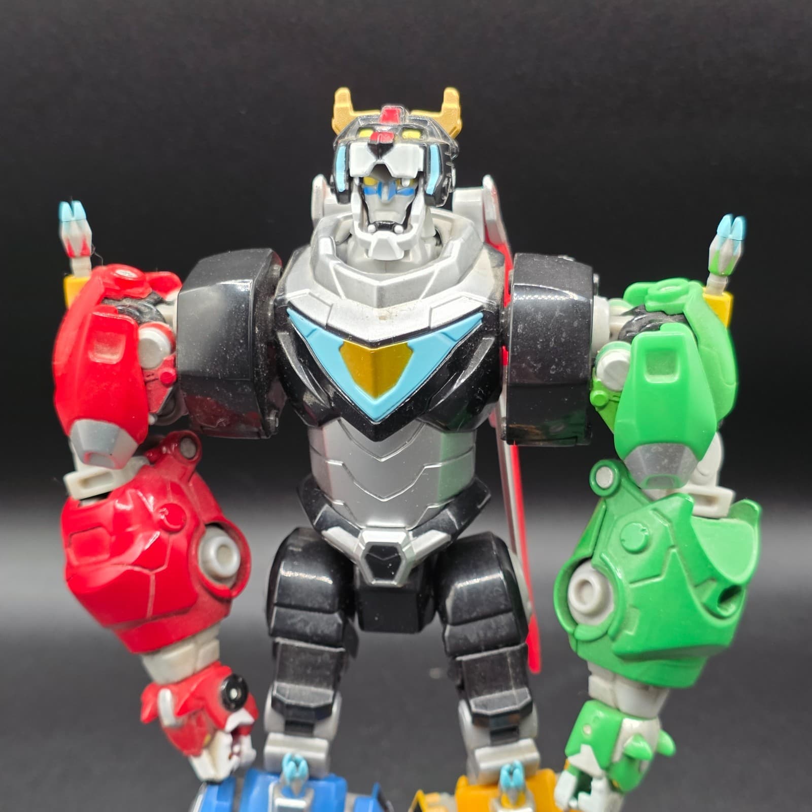 Playmates VOLTRON Legendary METAL Defender COMPLETE 8" DIE-CAST SET NO WEAPON - Thumbnail 9