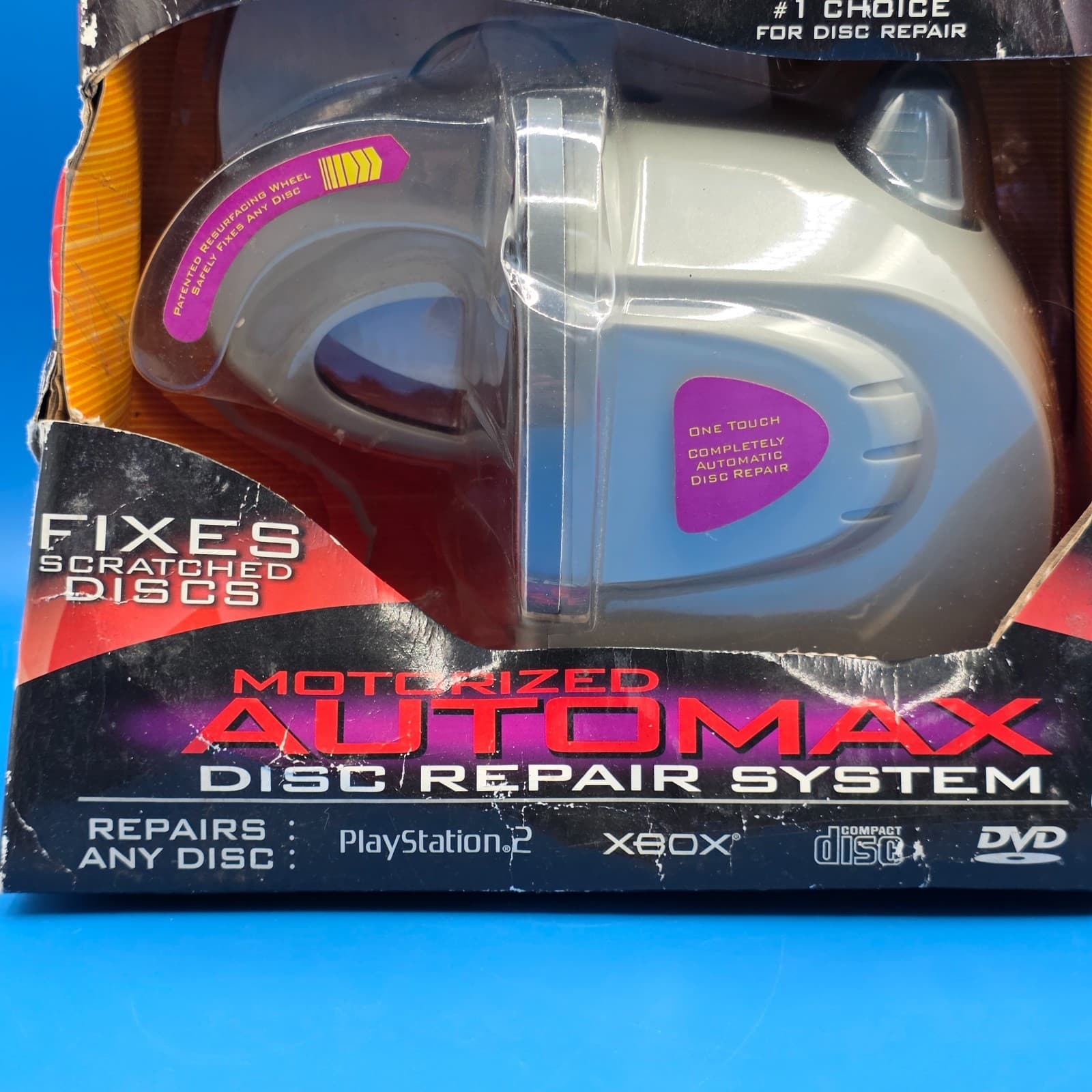Dr Excelerator Game Motorized Automax Disc Repair System Fixes Scratch Disc - Thumbnail 2