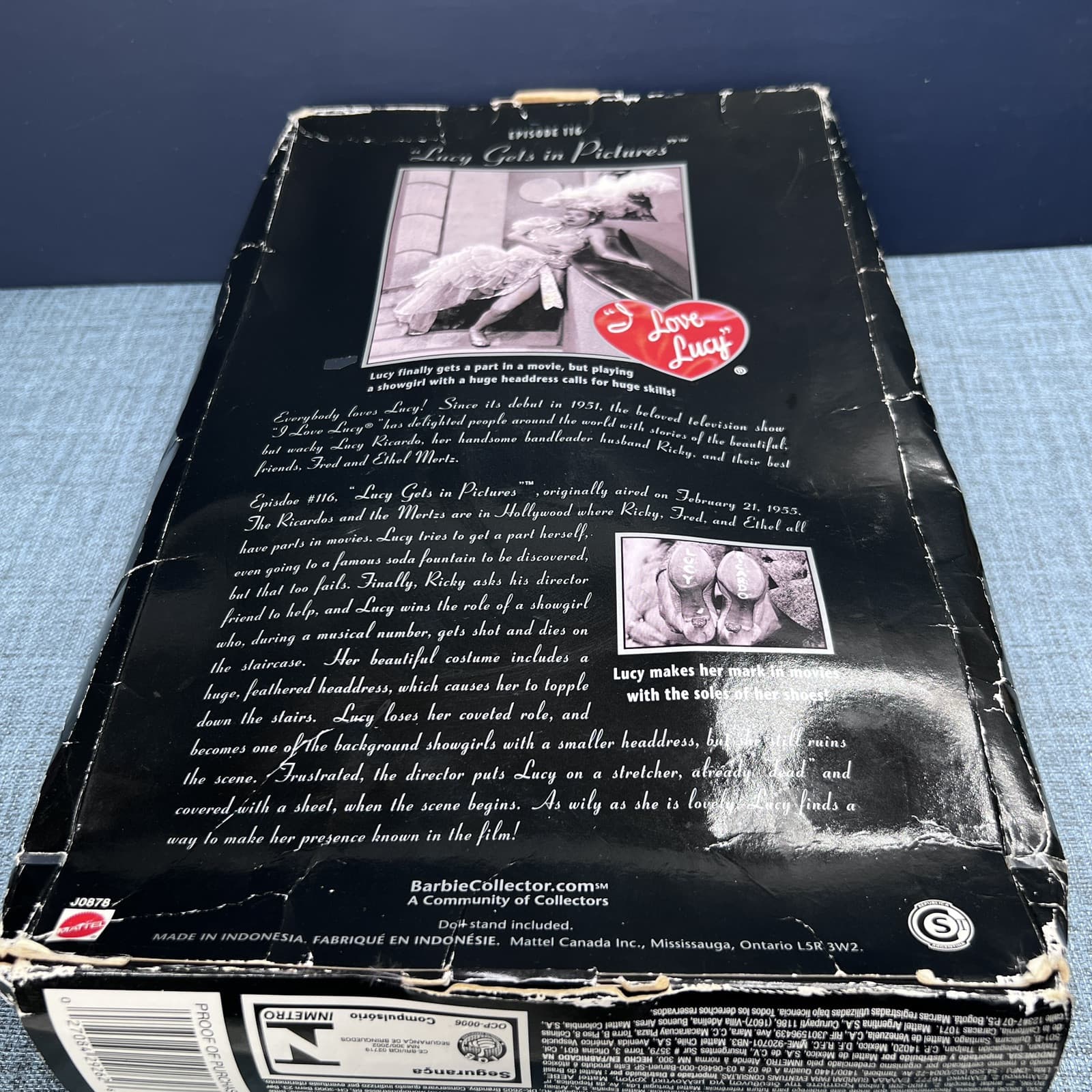 2006 Mattel I Love Lucy Episode 116 “Lucy Gets in Pictures” NIB Lucille Ball!!! - Thumbnail 8