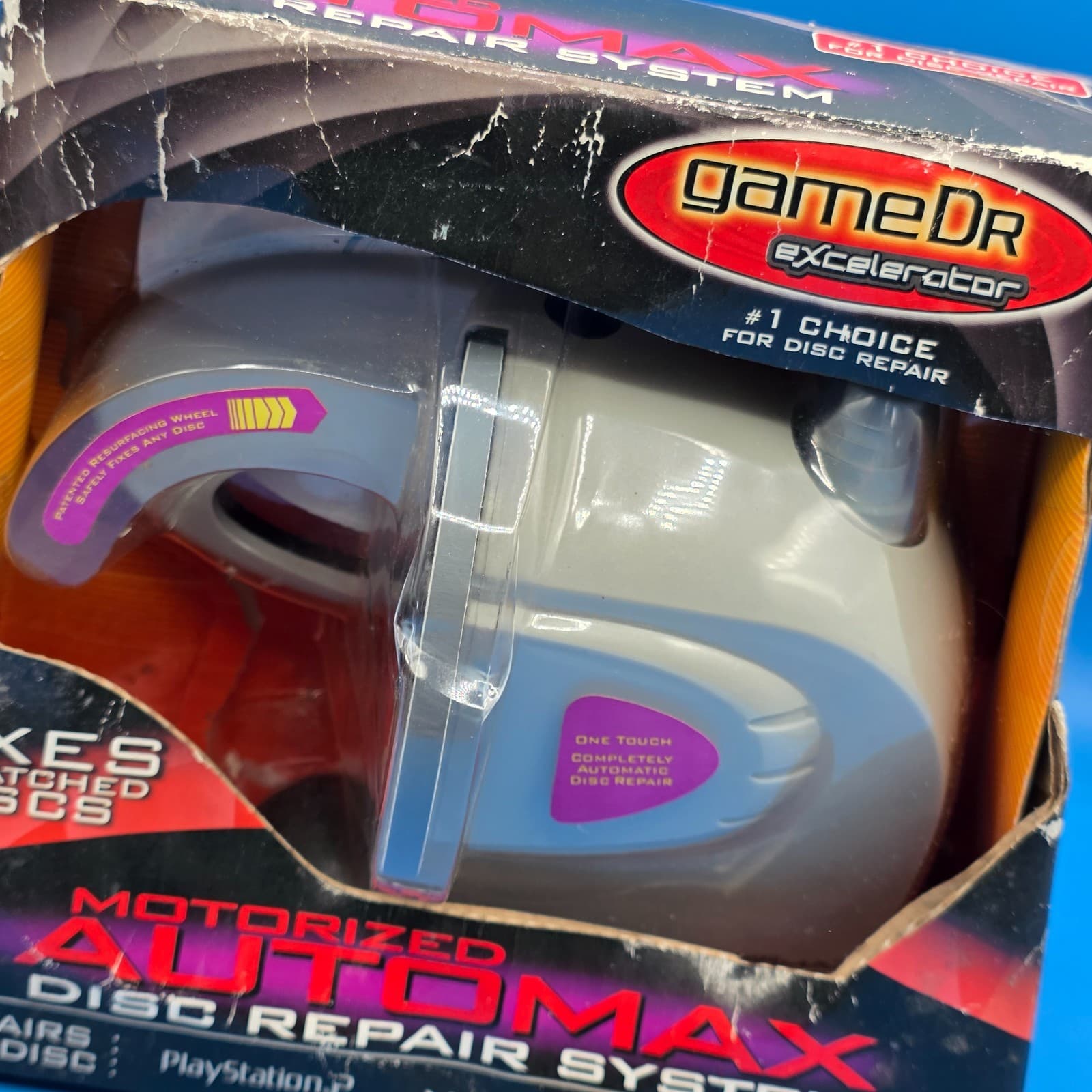 Dr Excelerator Game Motorized Automax Disc Repair System Fixes Scratch Disc - Thumbnail 11