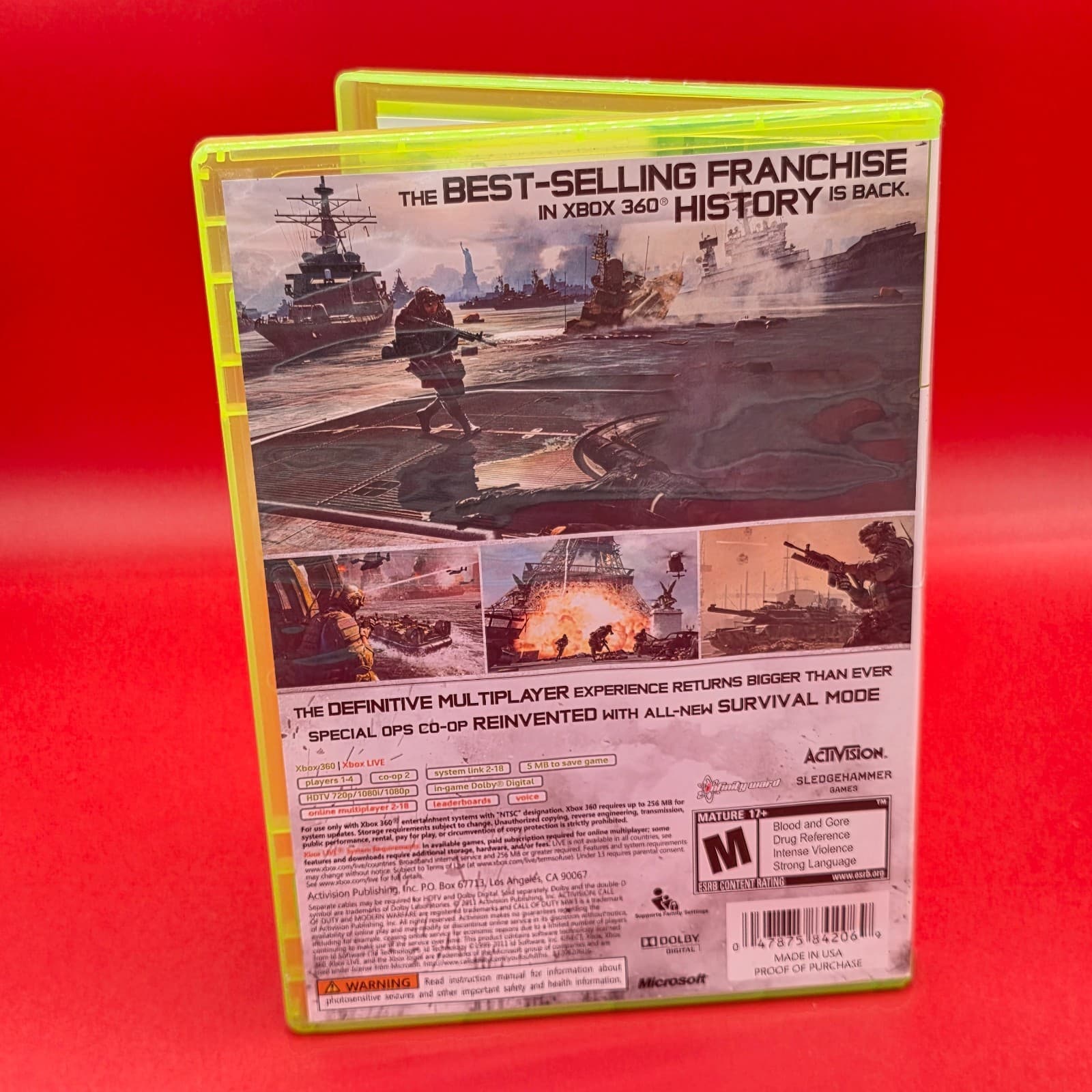 Call of Duty MW3 (Xbox 360, 2011) Complete w/ Manual - Tested Works CIB - Thumbnail 3
