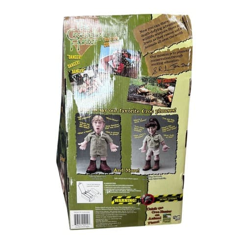 DAMAGED BOX VTG 2000 The Crocodile Hunter Steve Irwin 16" Talking Doll - Thumbnail 3