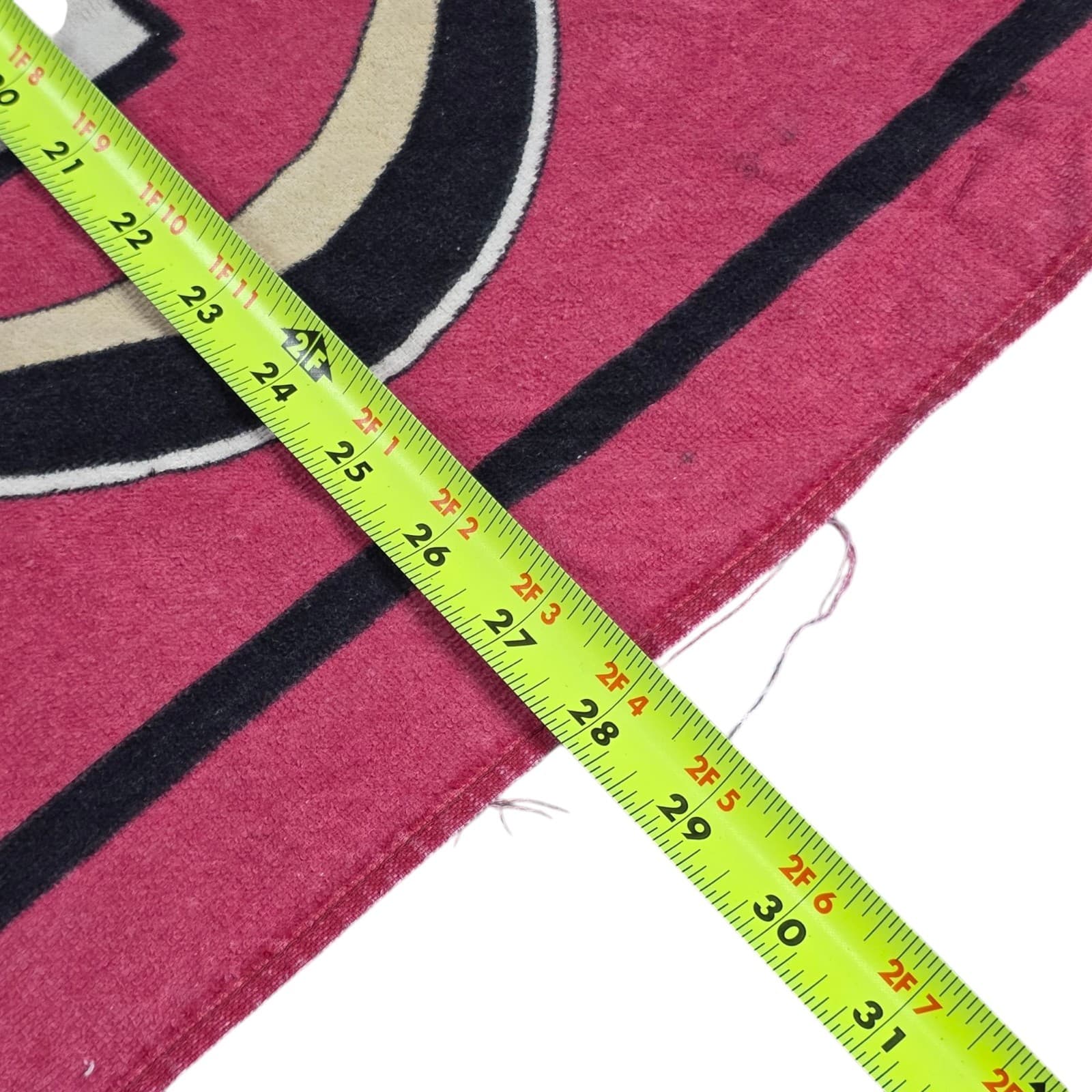 Vintage 1996 NFL Football SF San Francisco 49ers Beach Towel 55 in x 27 in - Thumbnail 7