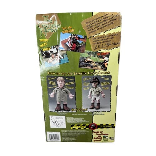DAMAGED BOX VTG 2000 The Crocodile Hunter Steve Irwin 16" Talking Doll - Thumbnail 7