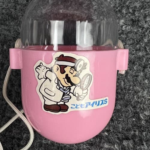 Vintage Nintendo Dr Mario Pink 3” Capsule Necklace Super Rare - Thumbnail 6