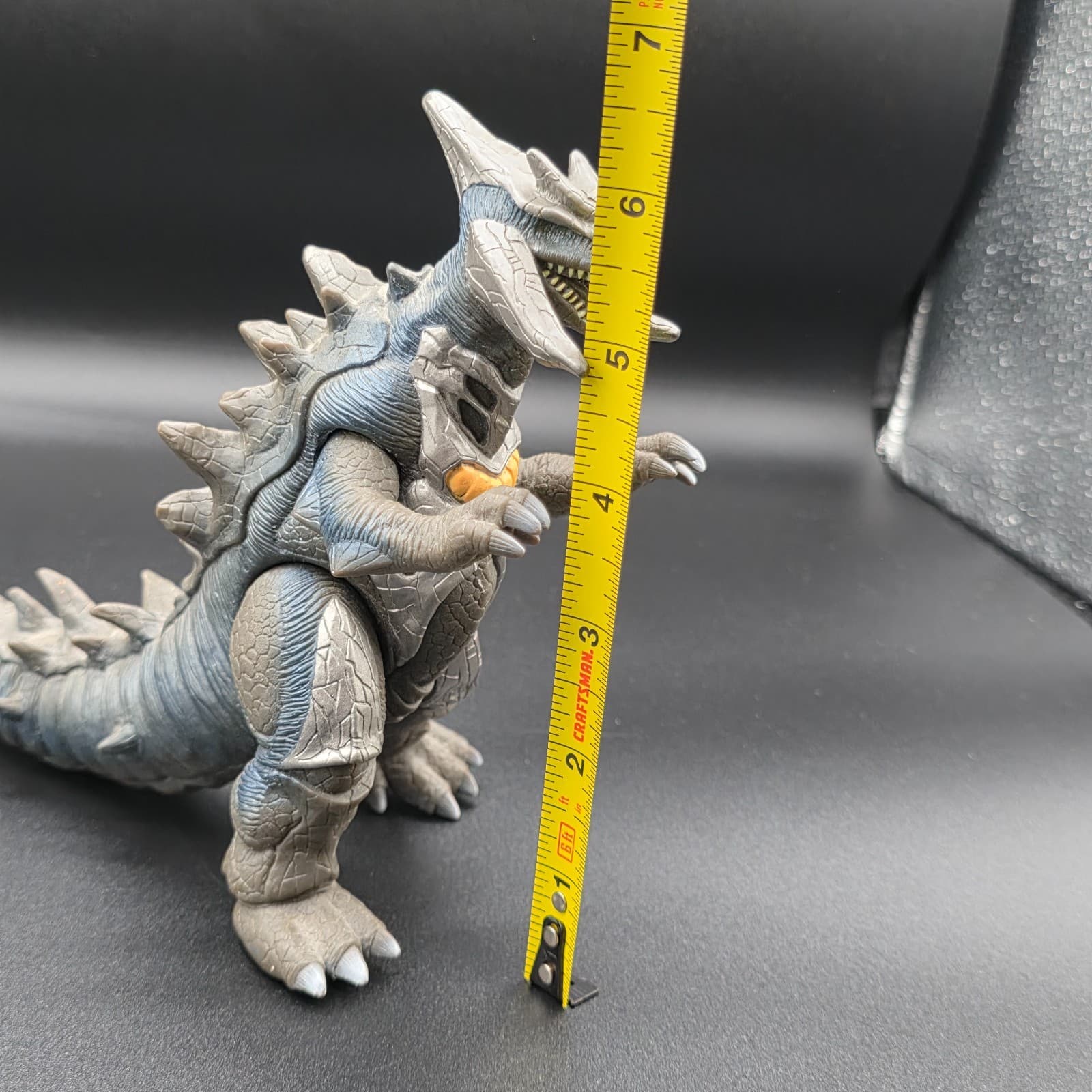 Bandai Ultraman NEO GEOMOS ULTRA MONSTER 6" Figure Series 1998 Kaiju Vinyl Blue - Thumbnail 3