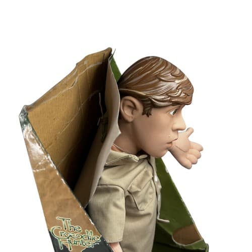 DAMAGED BOX VTG 2000 The Crocodile Hunter Steve Irwin 16" Talking Doll - Thumbnail 10
