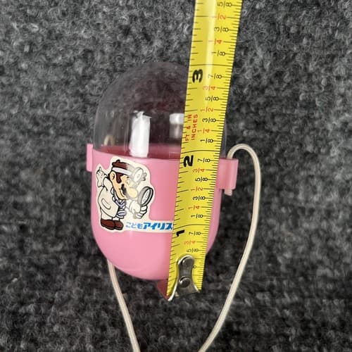 Vintage Nintendo Dr Mario Pink 3” Capsule Necklace Super Rare - Thumbnail 3