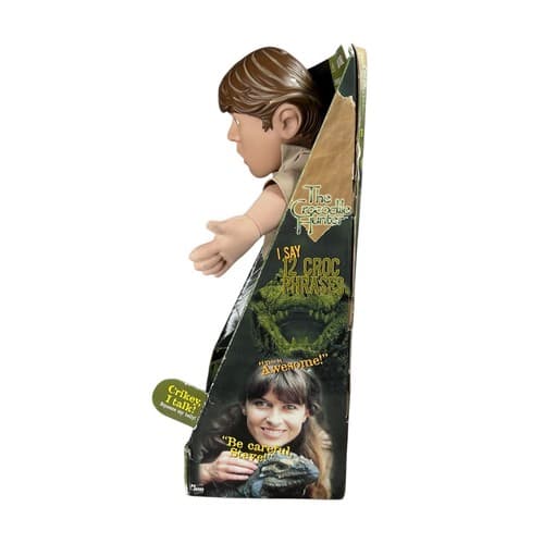DAMAGED BOX VTG 2000 The Crocodile Hunter Steve Irwin 16" Talking Doll - Thumbnail 8