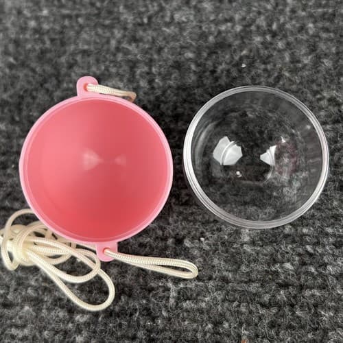 Vintage Nintendo Dr Mario Pink 3” Capsule Necklace Super Rare - Thumbnail 7
