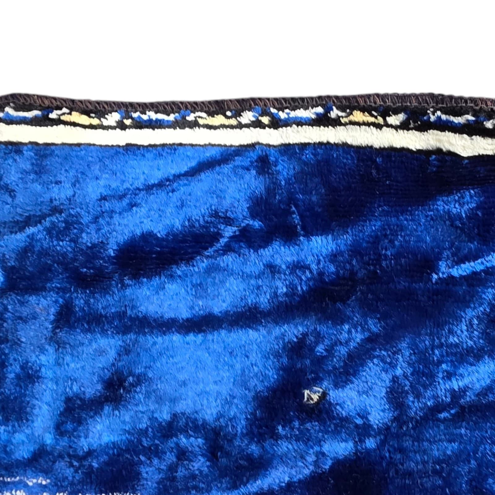 Vintage Textile "Jesus & His Flock" Cotton/Rayon Blend 37.5" x 19" Italy - Thumbnail 5