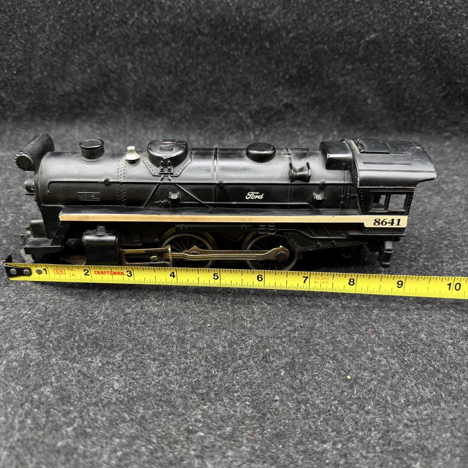 Vintage Lionel Locomotive No. 8641 Toy Railroad Train Steam Engine FORD - Thumbnail 10