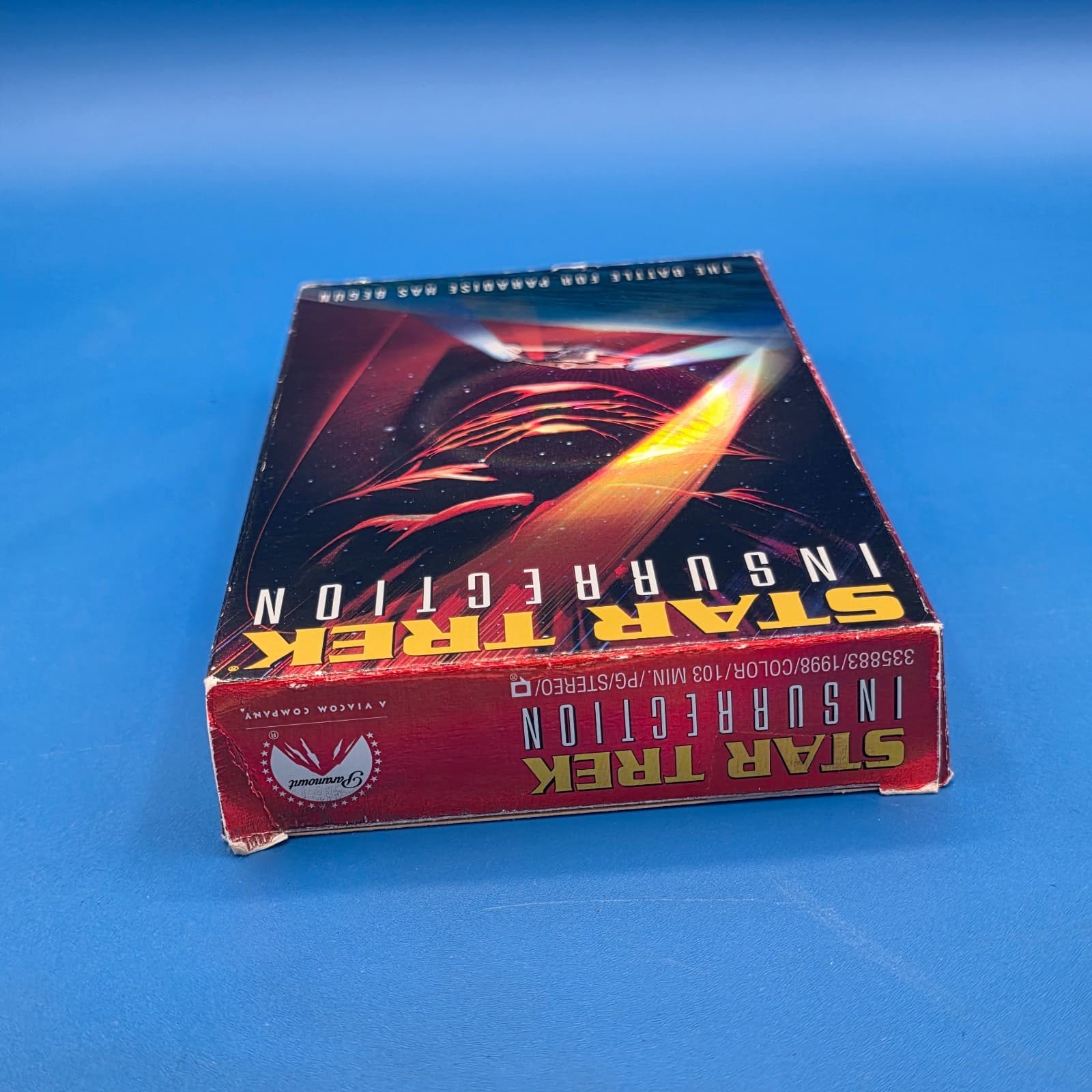 Star Trek Insurrection VHS Tape 1999 Sci-Fi Patrick Stewart Michael Dorn Movie - Thumbnail 3
