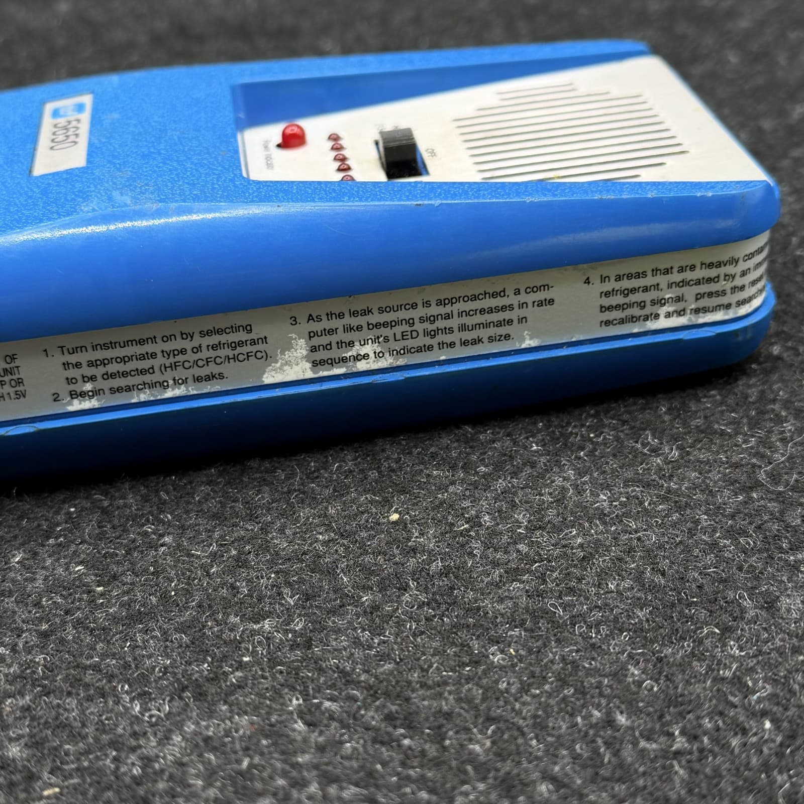 TIF Professional Automatic Halogen Leak Detector w/ Case (TIF5650) Made in USA - Thumbnail 12