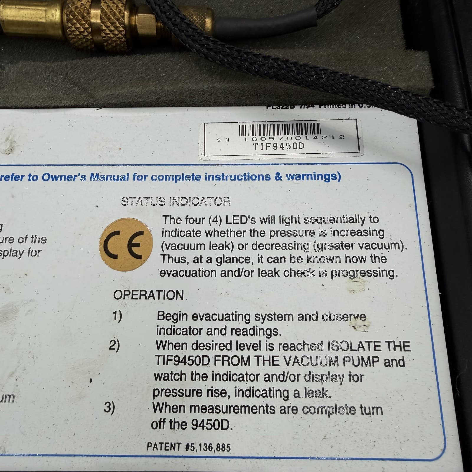 TIF 9450D Digital Micron Gauge - Thumbnail 7