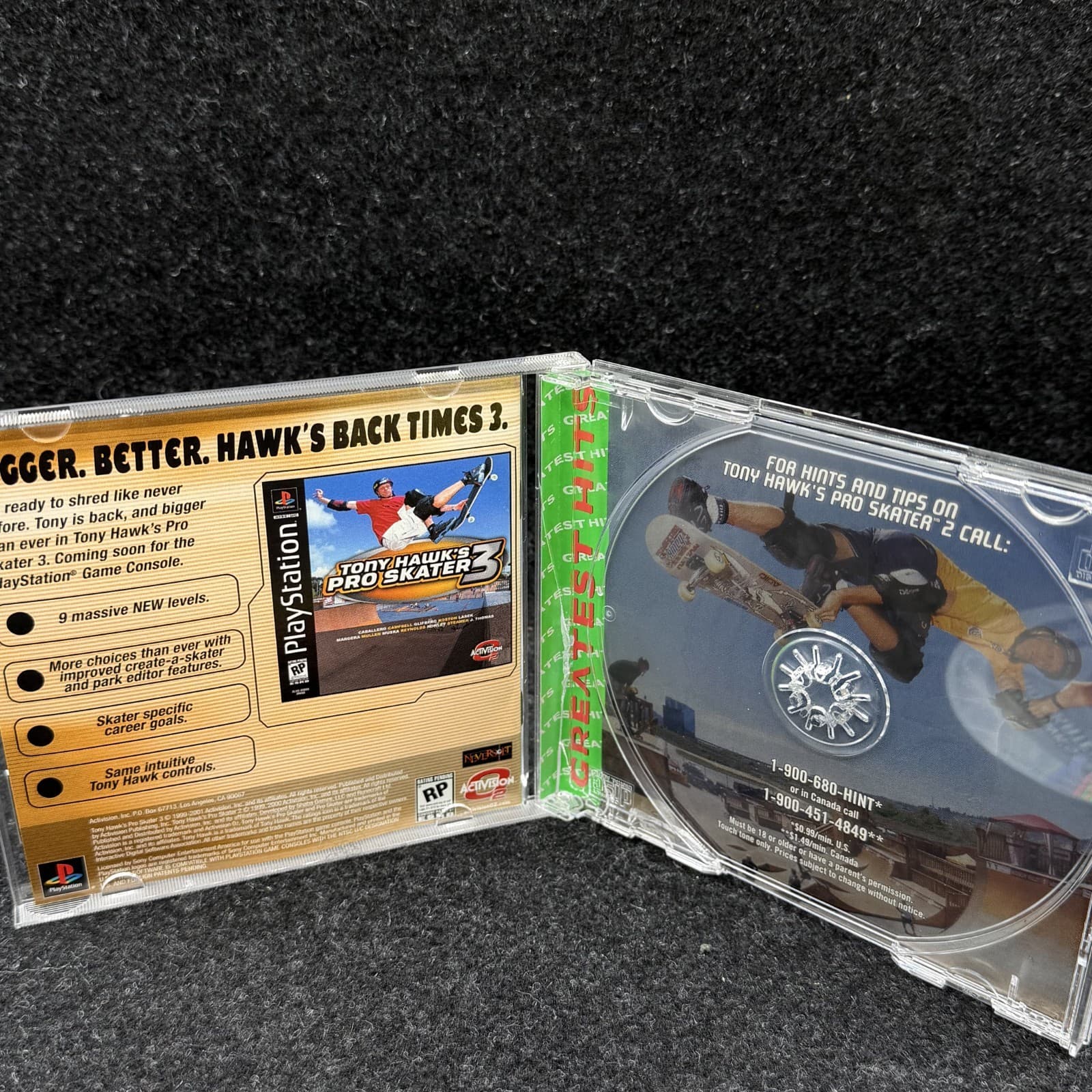 Complete Tony Hawk's Pro Skater 2 (PlayStation 1 PS1, 2000) Greatest Hits - Thumbnail 6