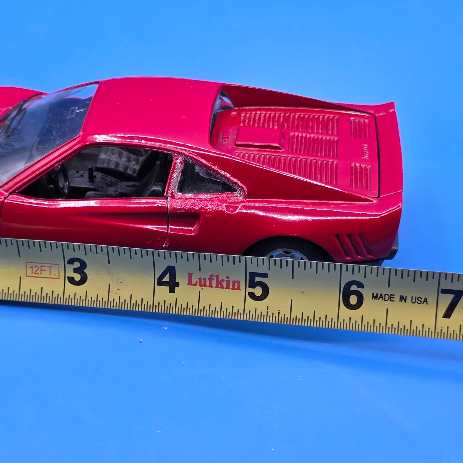 1/25 - POLISTIL - FERRARI GTO - RED - USED - Thumbnail 2