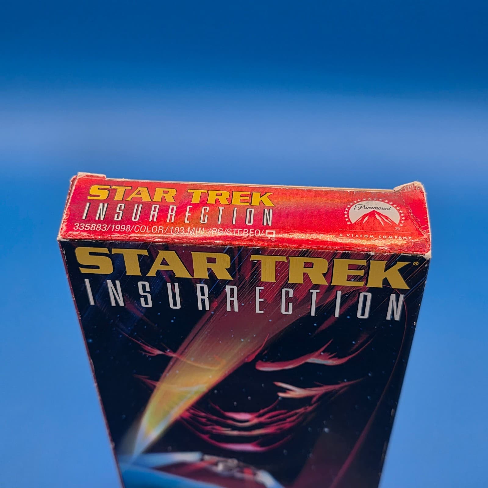 Star Trek Insurrection VHS Tape 1999 Sci-Fi Patrick Stewart Michael Dorn Movie - Thumbnail 2