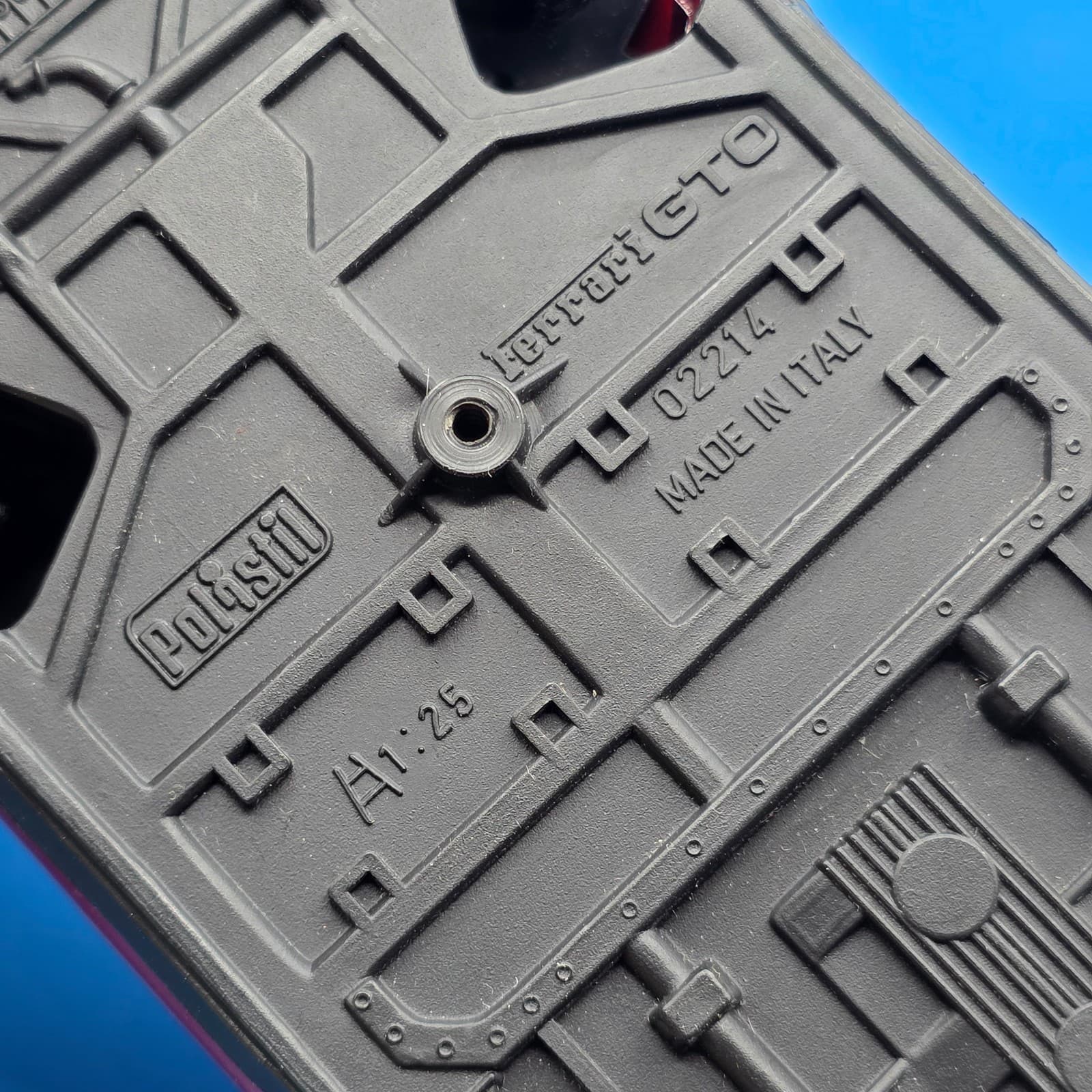 1/25 - POLISTIL - FERRARI GTO - RED - USED - Thumbnail 4