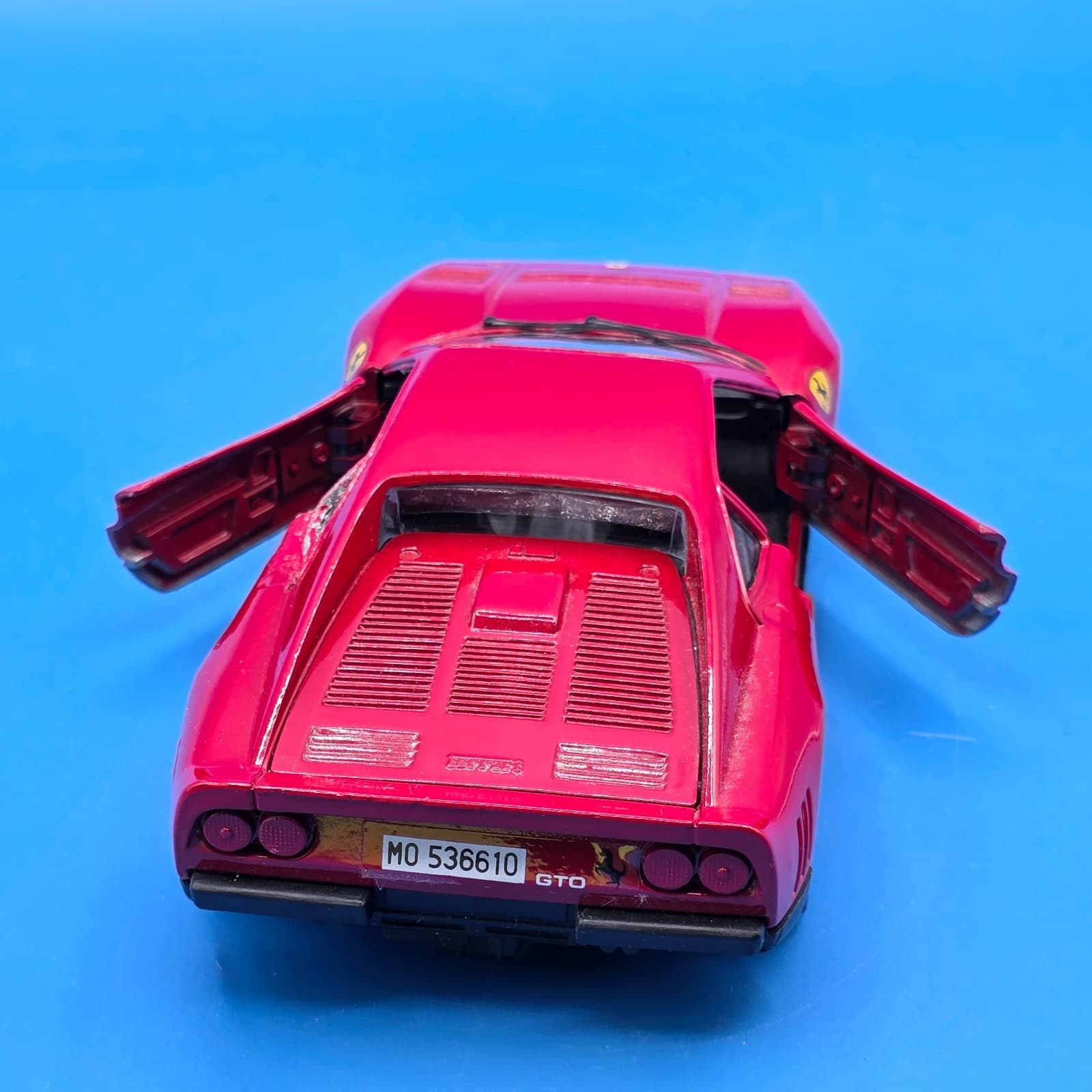 1/25 - POLISTIL - FERRARI GTO - RED - USED - Thumbnail 8