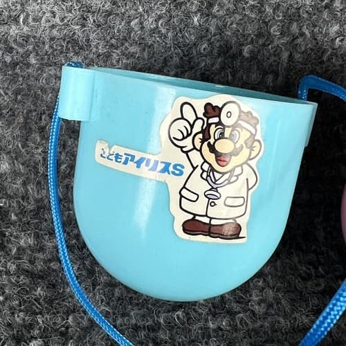 Vintage Nintendo Dr Mario Blue & Pink BOTTOMS ONLY 3” Capsule Necklace Rare - Thumbnail 3