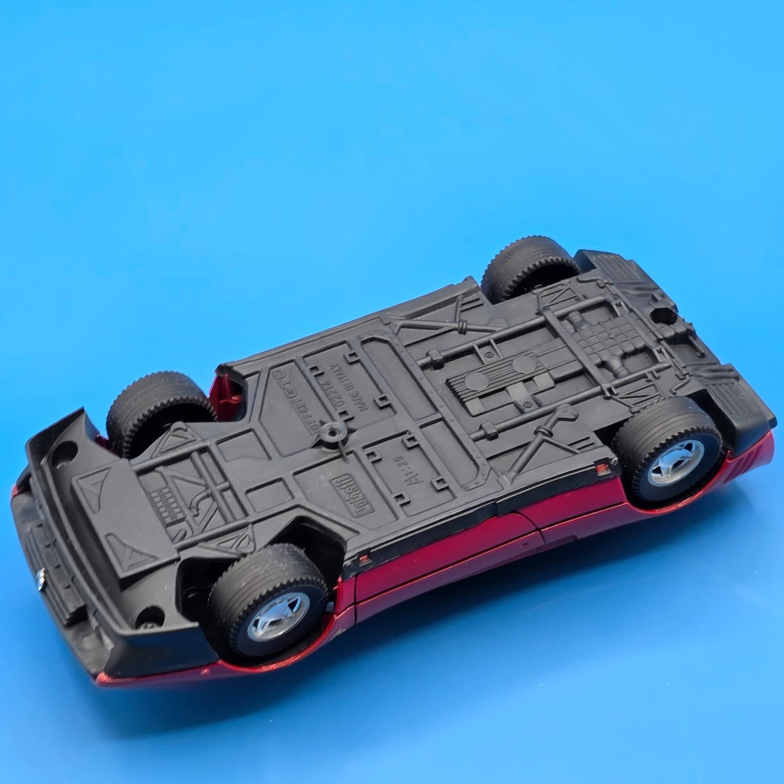 1/25 - POLISTIL - FERRARI GTO - RED - USED - Thumbnail 3