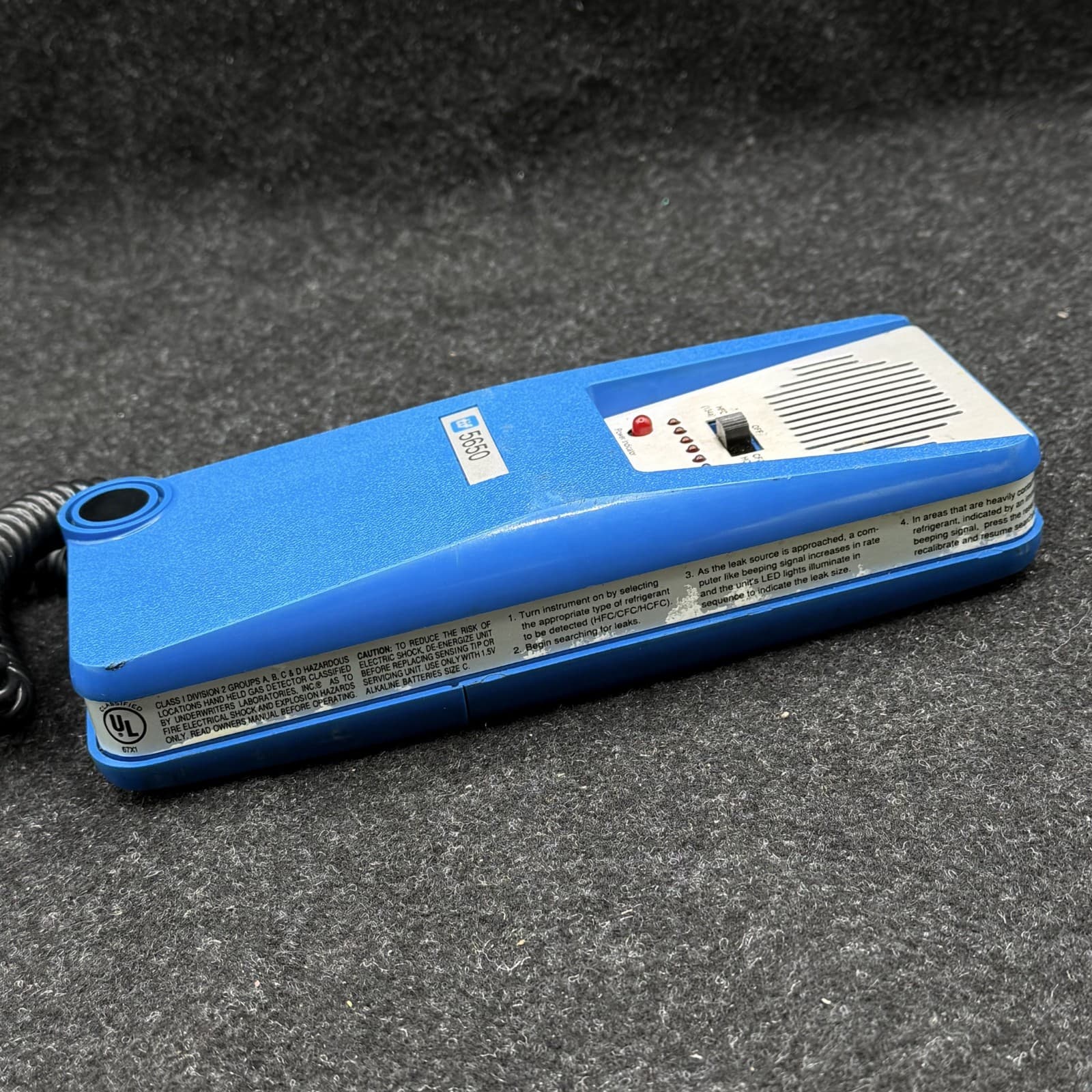 TIF Professional Automatic Halogen Leak Detector w/ Case (TIF5650) Made in USA - Thumbnail 11