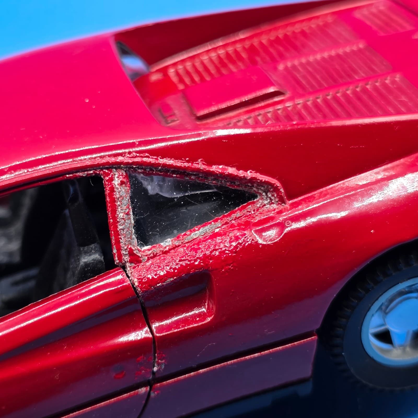 1/25 - POLISTIL - FERRARI GTO - RED - USED - Thumbnail 5