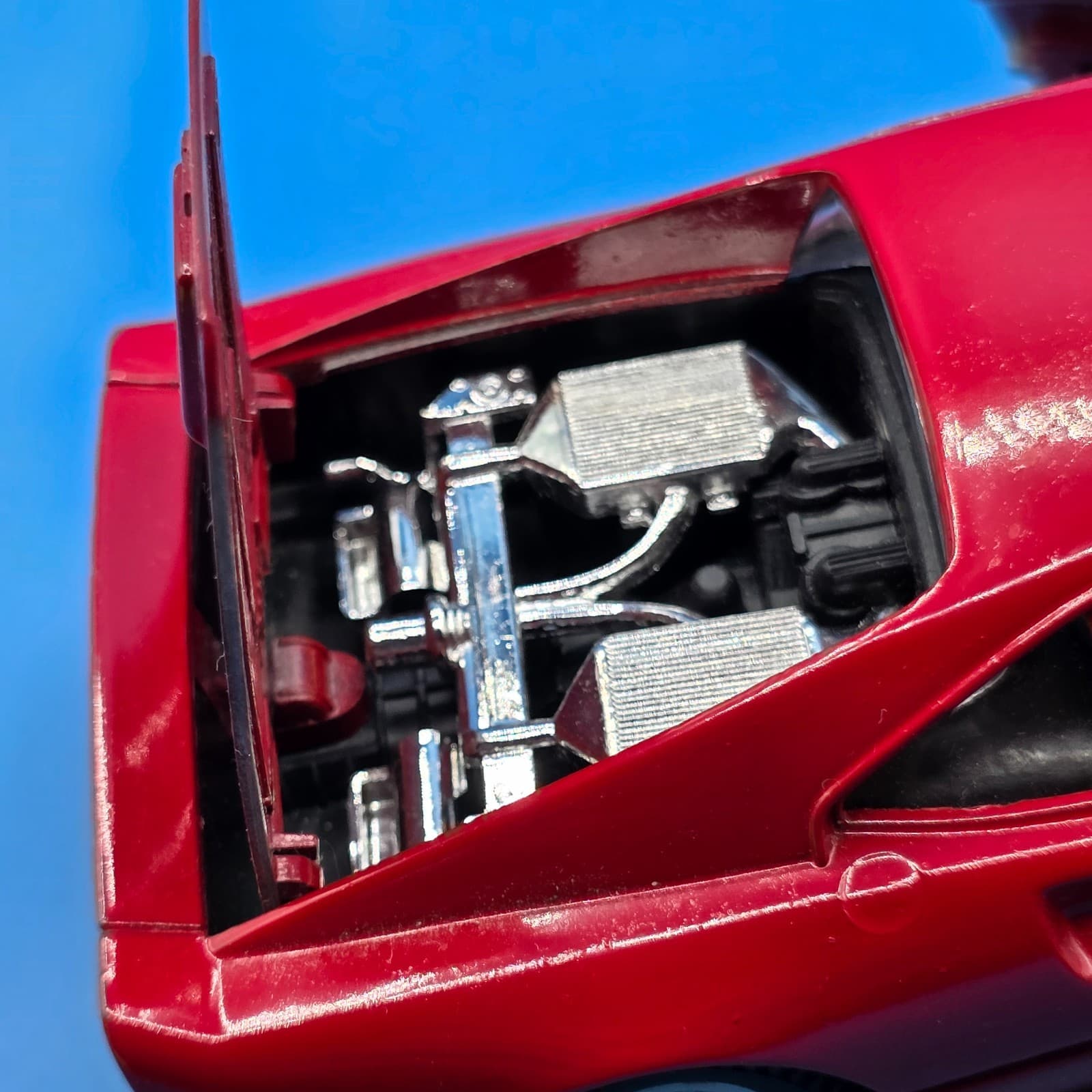1/25 - POLISTIL - FERRARI GTO - RED - USED - Thumbnail 6