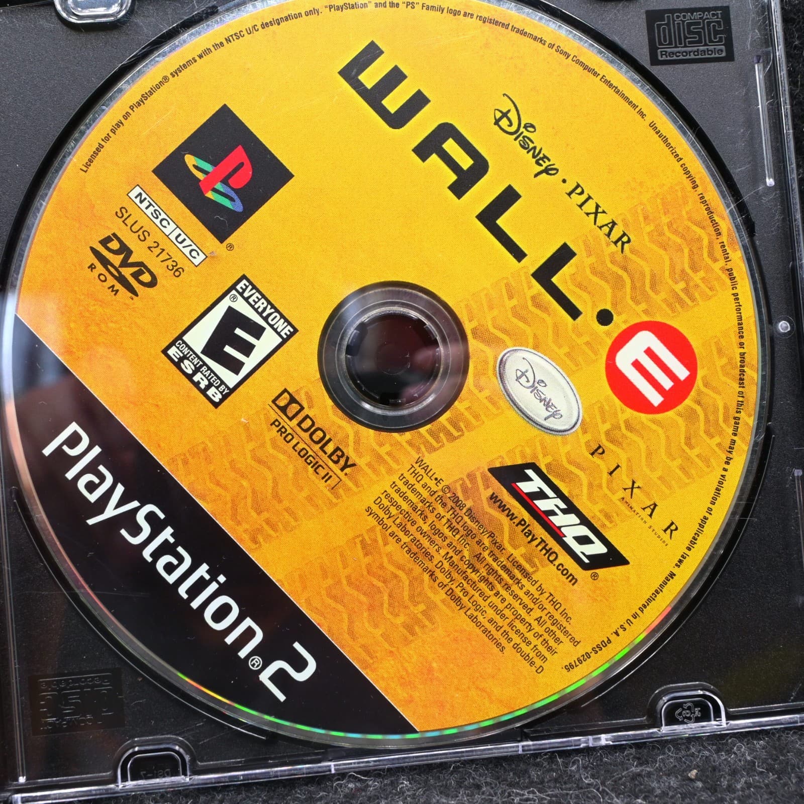 --DISC ONLY-- WALL-E GAME (PS2, 2008) - Thumbnail 2