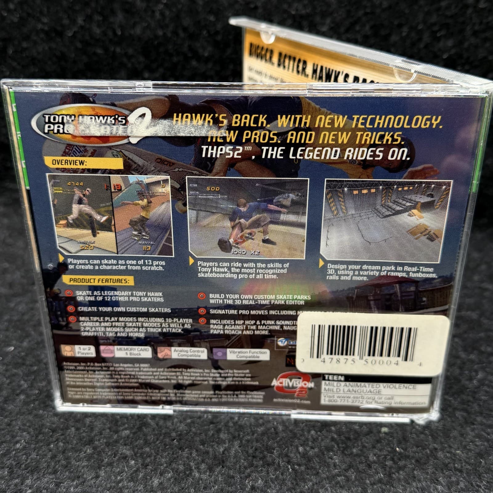 Complete Tony Hawk's Pro Skater 2 (PlayStation 1 PS1, 2000) Greatest Hits - Thumbnail 5