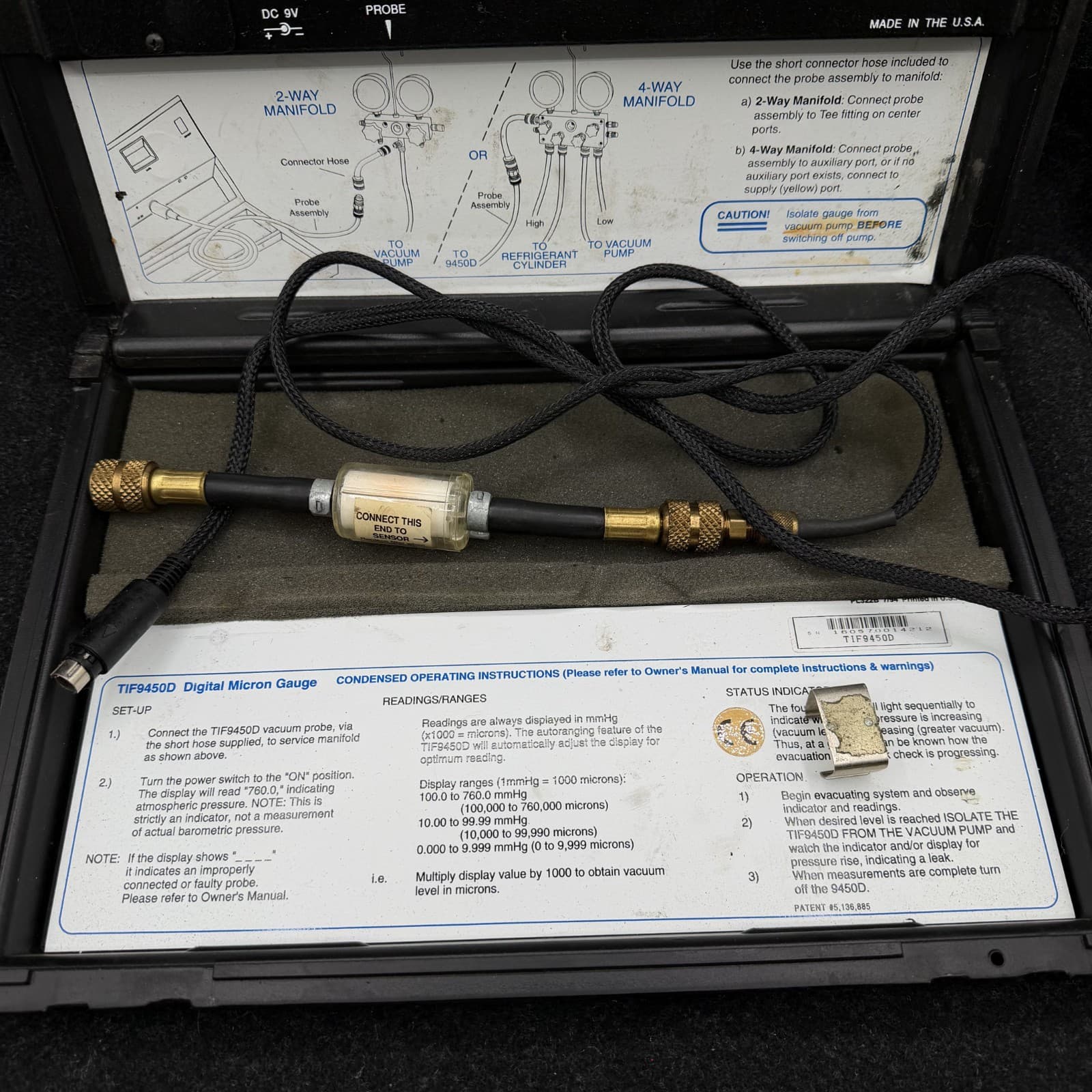 TIF 9450D Digital Micron Gauge - Thumbnail 4