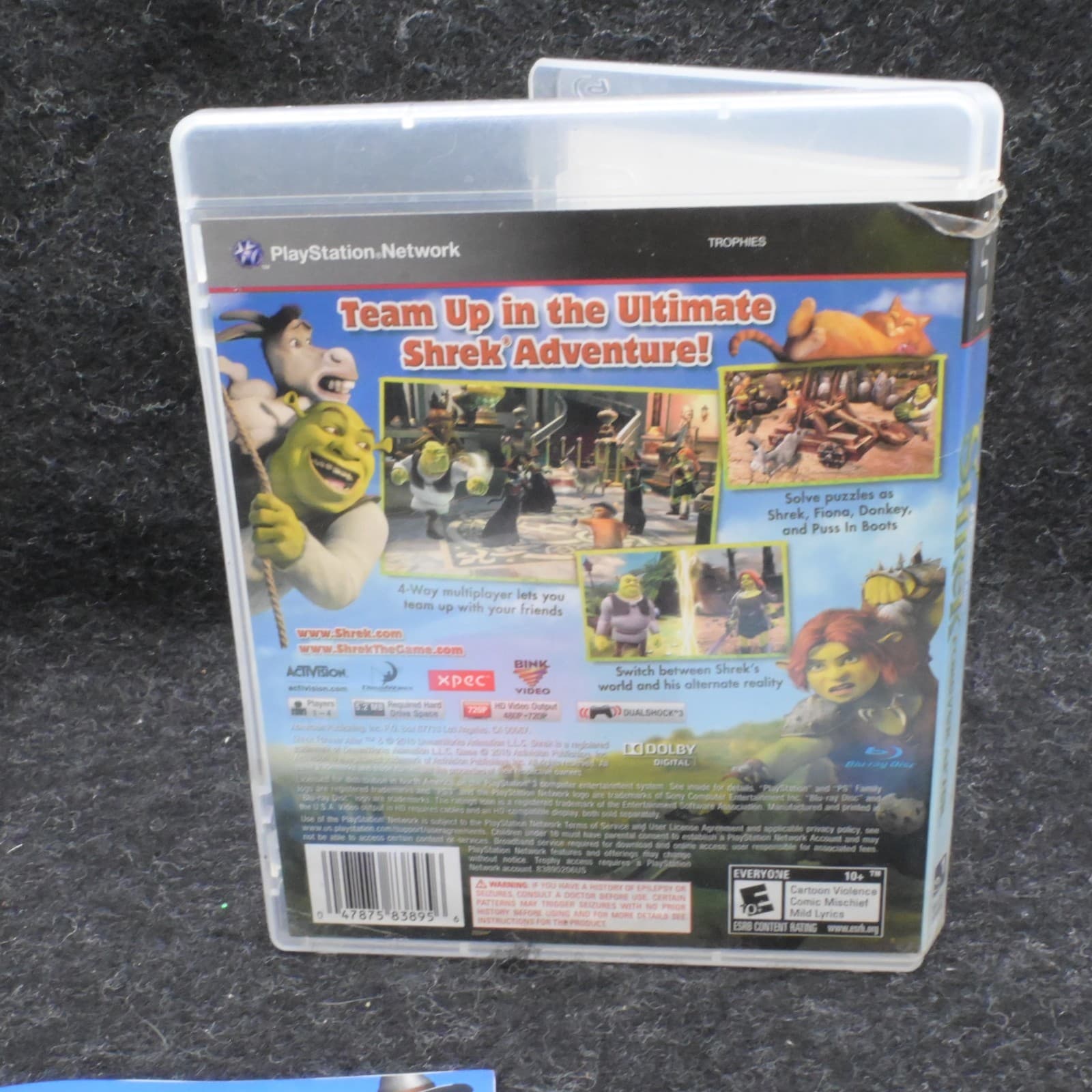 Dreamworks Shrek Forever After Sony PlayStation 3 PS3 Cib Tested and Working - Thumbnail 5