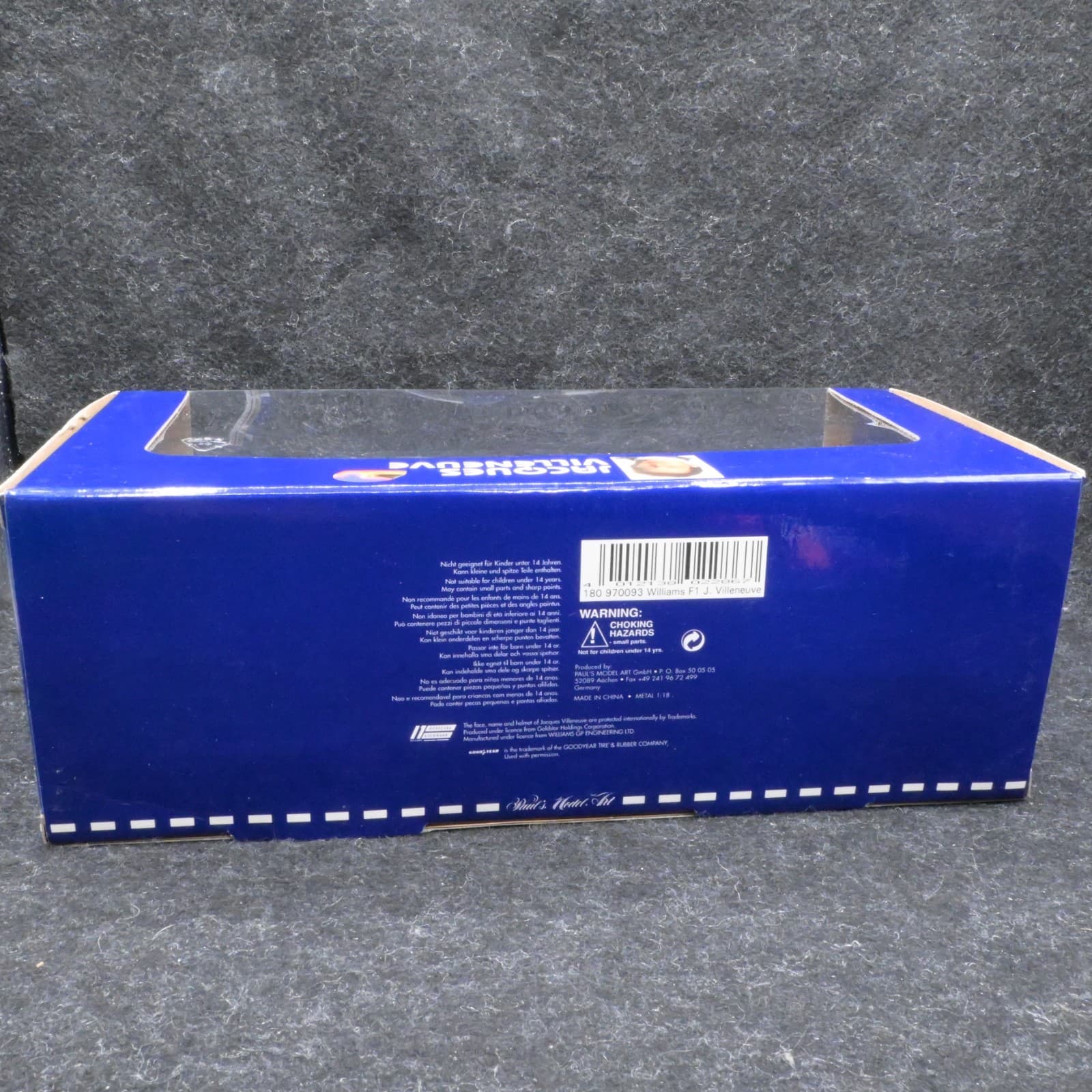 Jaques Villeneuve Diecast 1:18 Williams F1 Fw19 - Thumbnail 7