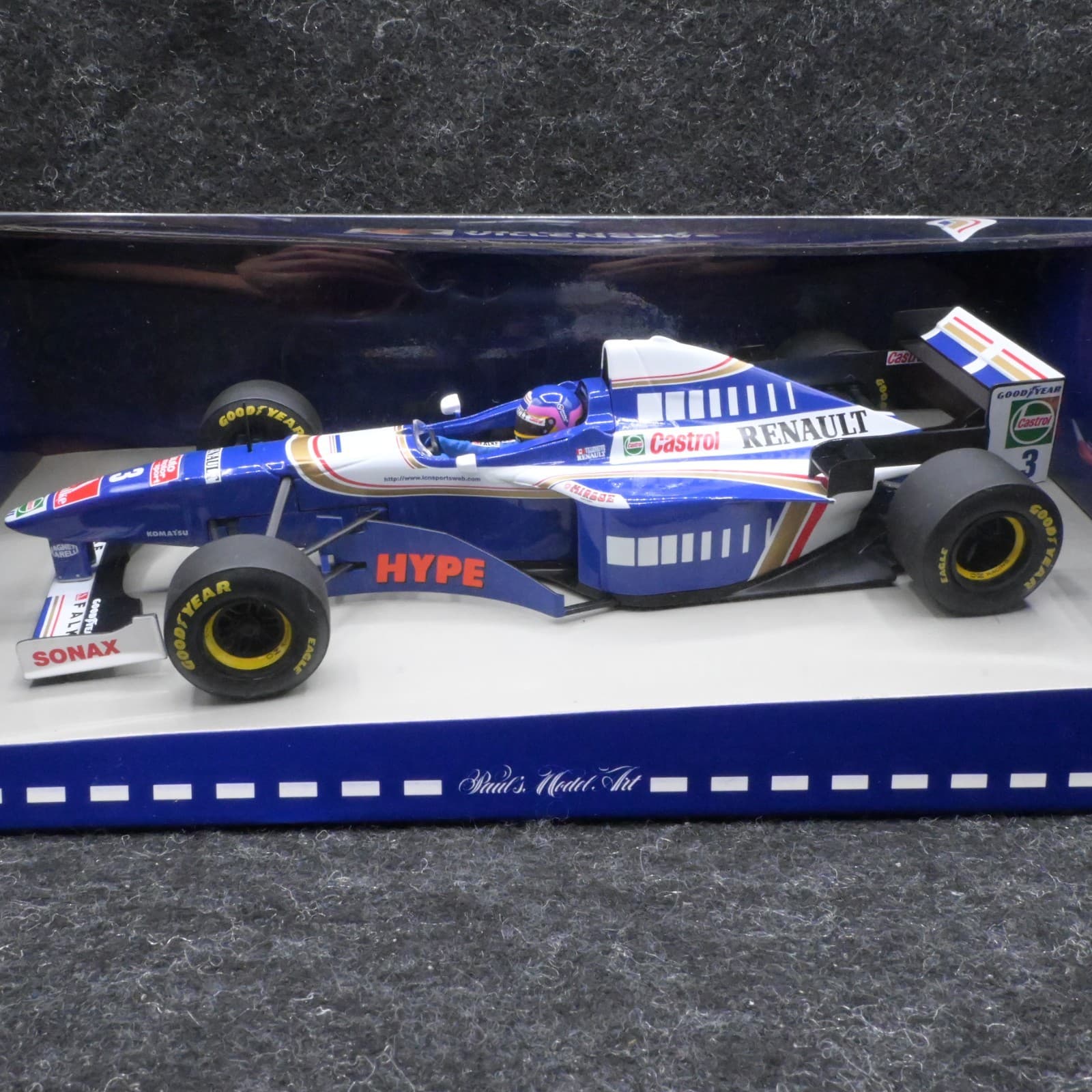 Jaques Villeneuve Diecast 1:18 Williams F1 Fw19 - Thumbnail 2