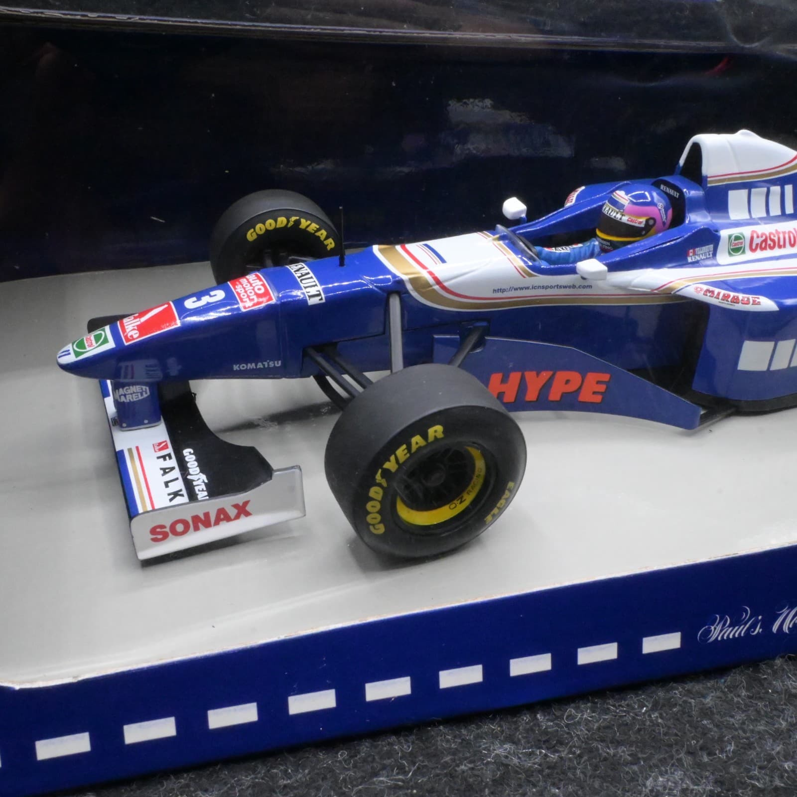 Jaques Villeneuve Diecast 1:18 Williams F1 Fw19 - Thumbnail 4
