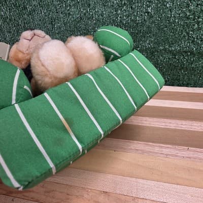 Oakland Raiders Armchair Quarterback Plush Bear Team NFL Russ With Tag VTG - Thumbnail 7