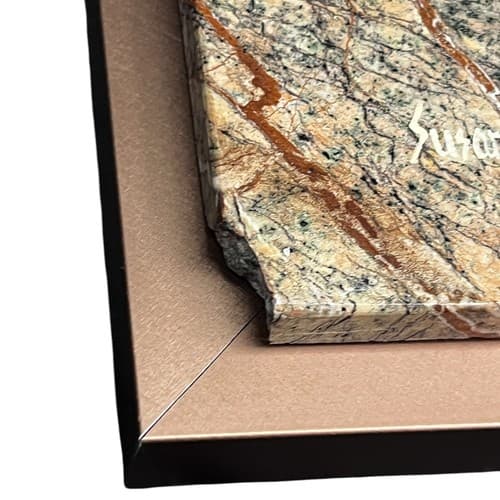 Quail Pair Oil Painting On Marble/Onyx Stone Art Signed by Susan Von Borstel - Thumbnail 11
