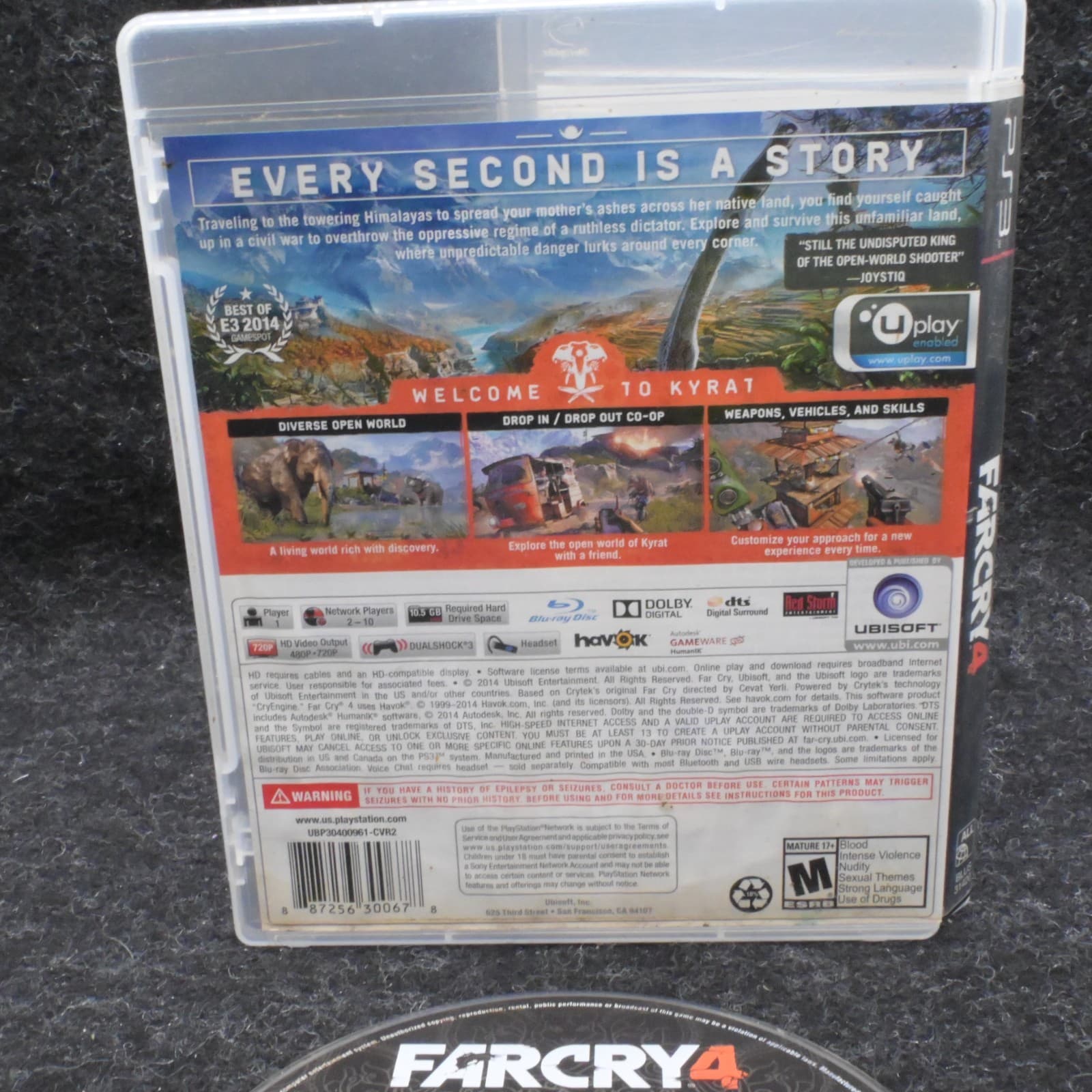 Far Cry 4 (Sony PlayStation 3, 2014) NO MANUAL - Thumbnail 4