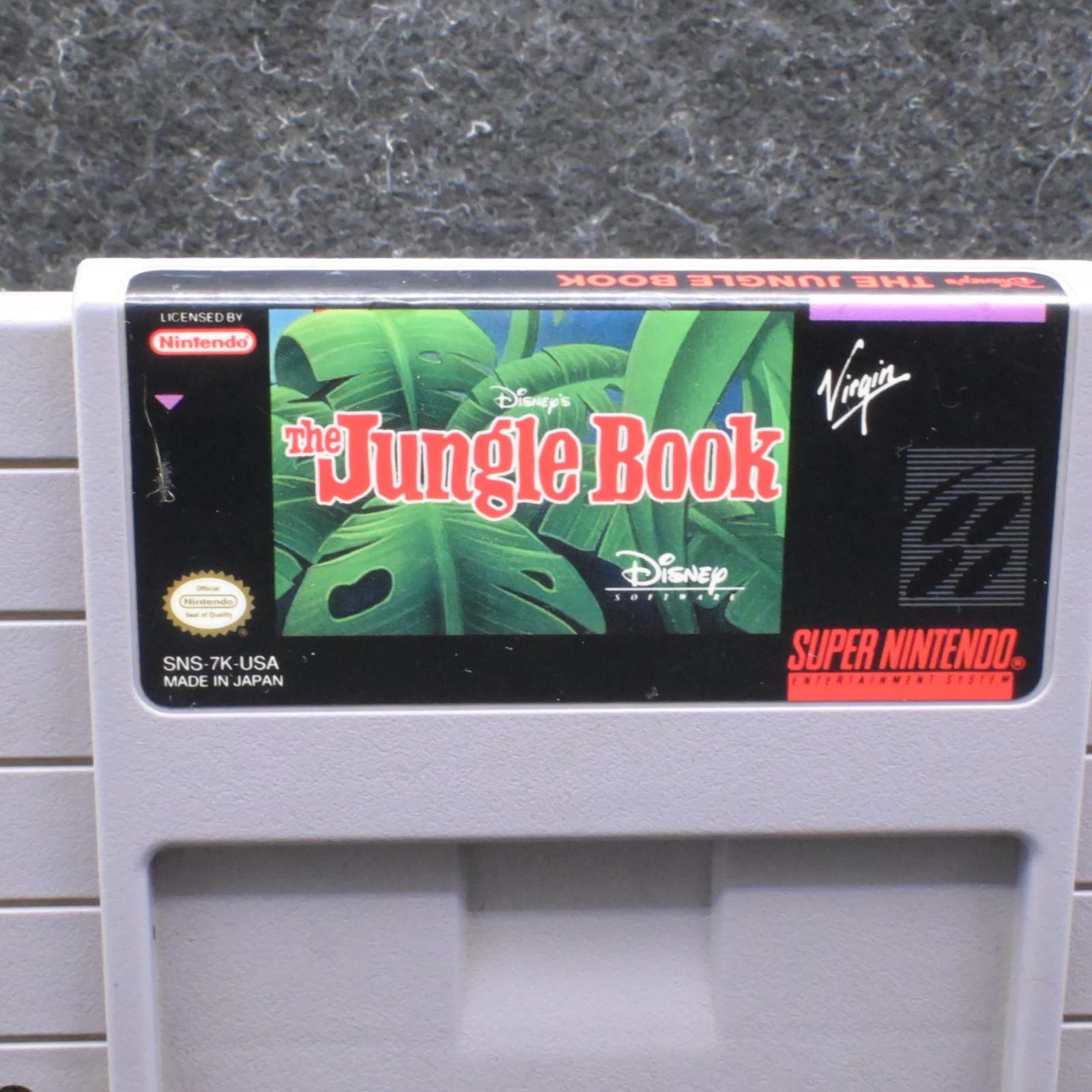 The Jungle Book Super Nintendo SNES Disney Virgin Platformer Video Game - Thumbnail 2