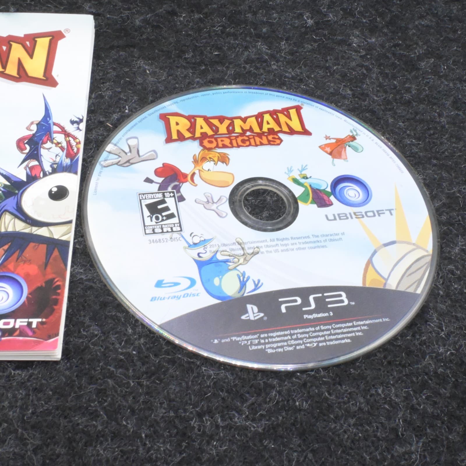 Rayman Origins PS3 Sony PlayStation 3 Complete CIB Tested Working - Thumbnail 3