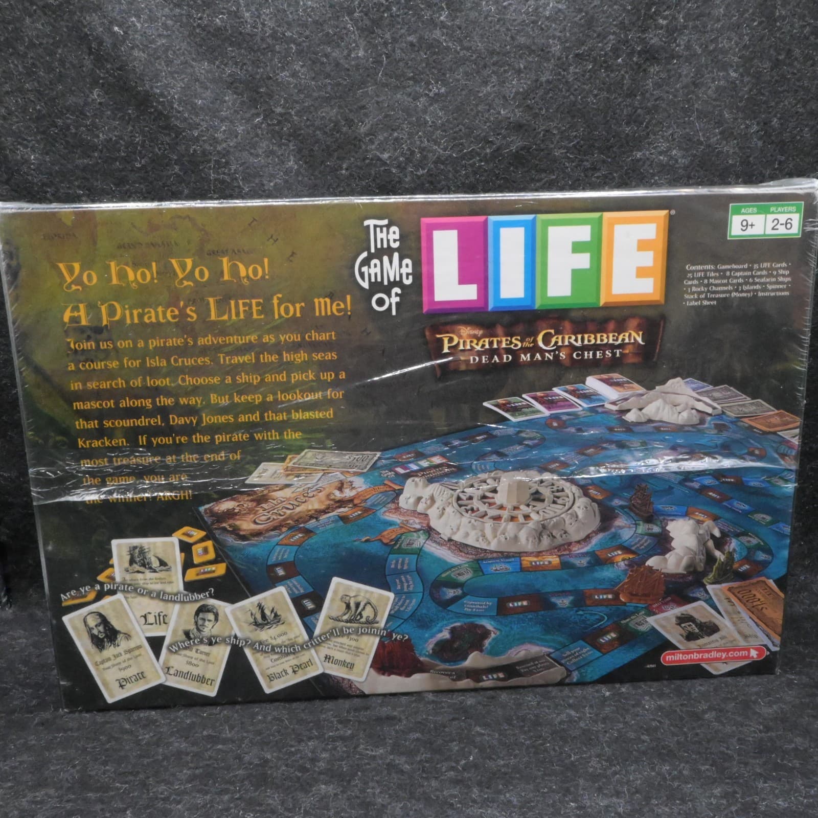 Game of Life Pirates of the Caribbean Dead Man's Chest Edition Disney New Sealed - Thumbnail 5