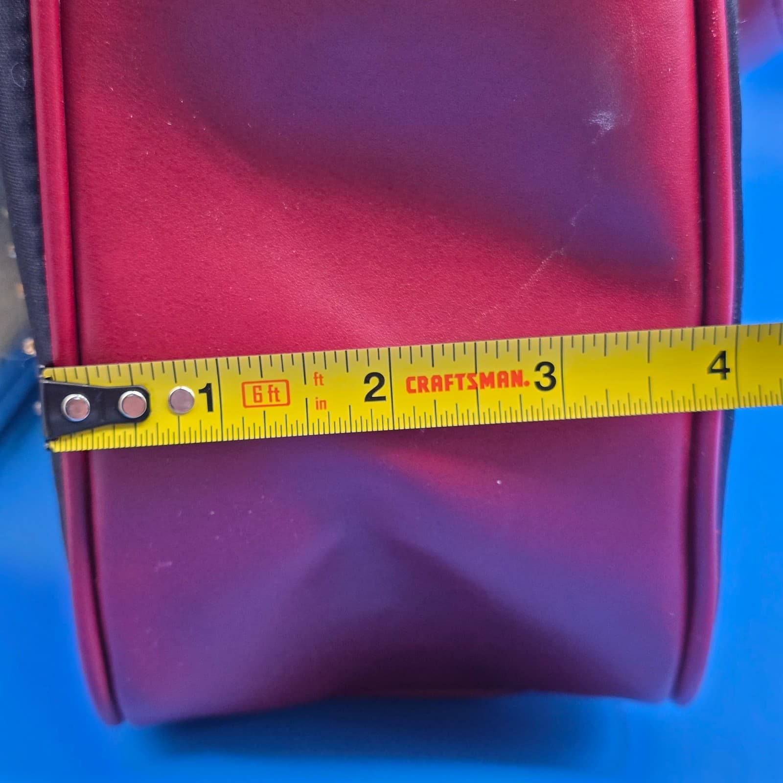 Vintage Y2K ELVIS PRESLEY Red Handbag Purse 10" x 12" x 4" - Thumbnail 10