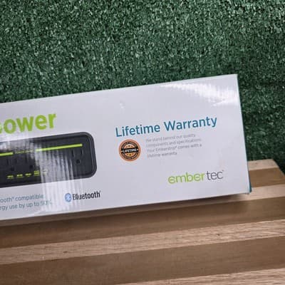 New Embertec Emberstrip 8 AV+ ESUSAV8-ET-10B Sensor Surge Protector Power Strip - Thumbnail 3