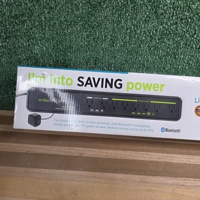 New Embertec Emberstrip 8 AV+ ESUSAV8-ET-10B Sensor Surge Protector Power Strip - Thumbnail 2