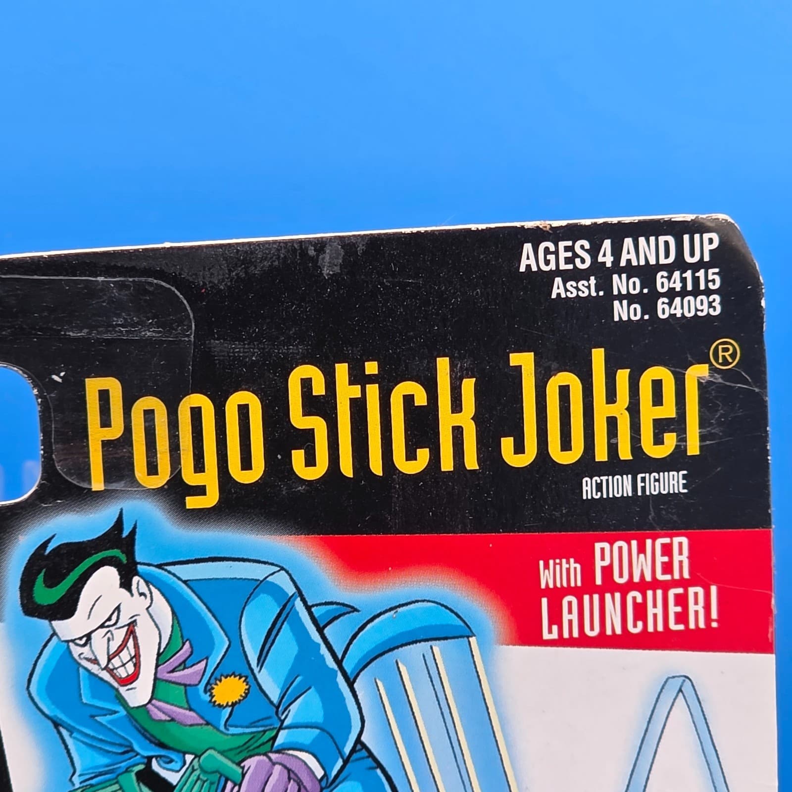 The Adventures Of Batman & Robin Animated Pogo Stick Joker Figure 1995 Kenner - Thumbnail 3