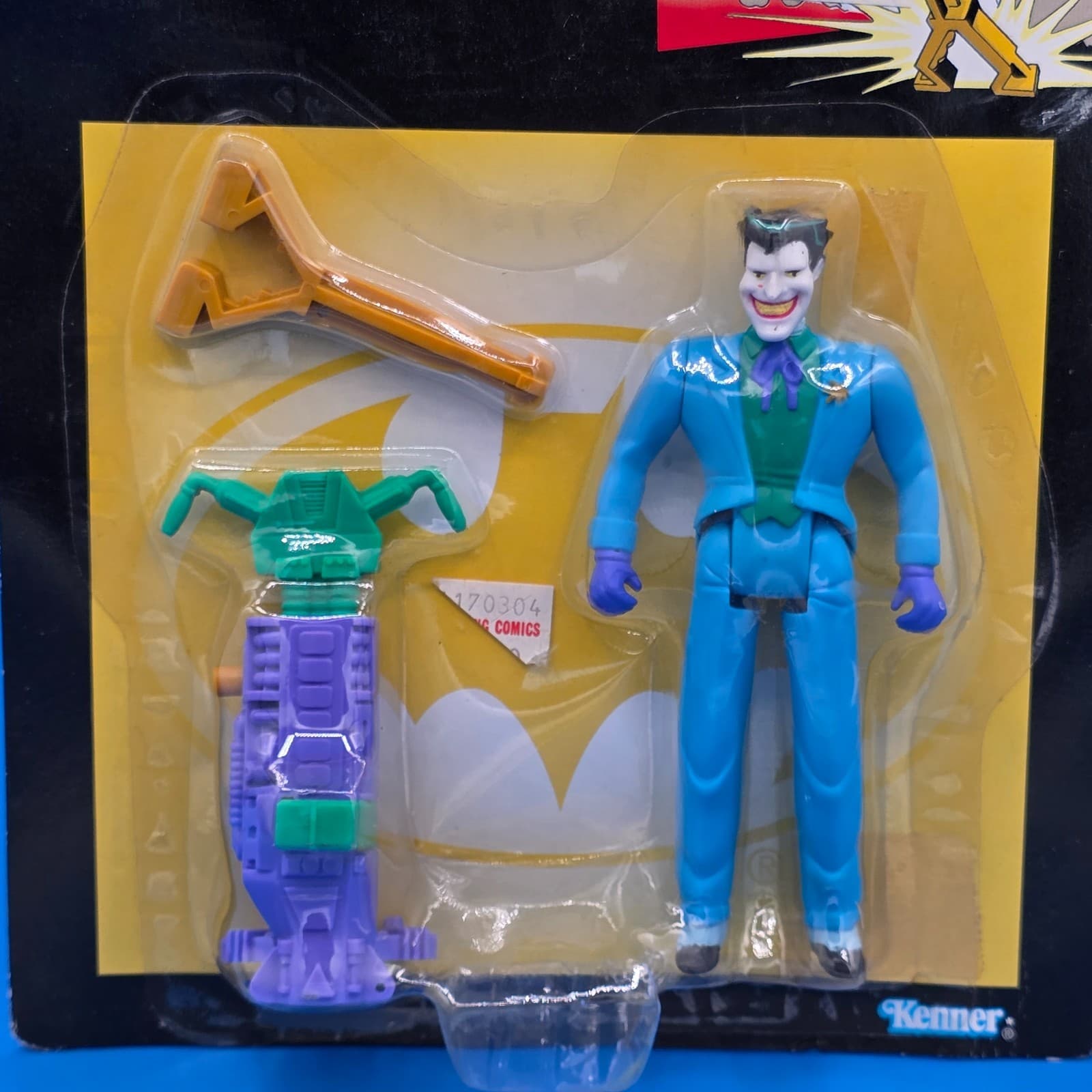 The Adventures Of Batman & Robin Animated Pogo Stick Joker Figure 1995 Kenner - Thumbnail 4