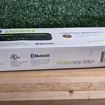 New Embertec Emberstrip 8 AV+ ESUSAV8-ET-10B Sensor Surge Protector Power Strip - Thumbnail 4